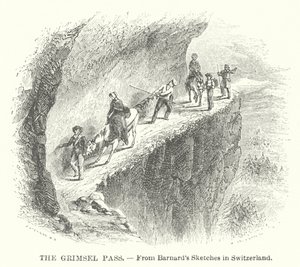 Der Grimselpass (Gravur) von English School