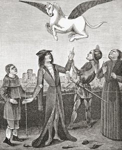 Das Pferd Pegasus, 1878 von English School