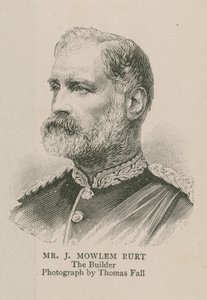 Das Imperial Institute: Mr J Mowlem Burt, der Bauunternehmer von English School