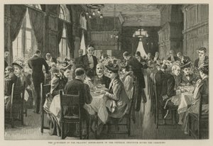 Das Imperial Institute: Das Mittagessen im Speisesaal der Fellows nach der Zeremonie von English School