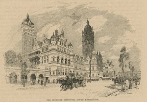 Das Imperial Institute des Vereinigten Königreichs, der Kolonien und Indiens, South Kensington, London