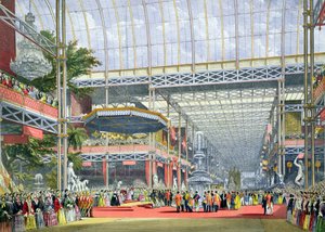 Die Einweihung, aus Dickinsons umfassenden Bildern der Großen Ausstellung von 1851, veröffentlicht 1854