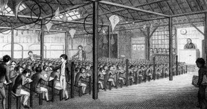 Das Innere der Royal Free School, Borough Road