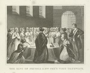 Der König von Preußen und Mrs. Frys Besuch in Newgate von English School