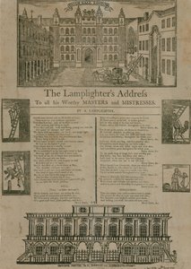 Die Ansprache des Lampenanzünders an alle seine würdigen Herren und Damen, von einem Lampenanzünder von English School