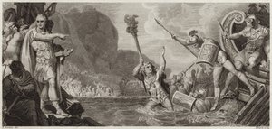 Die Landung von Julius Caesar von English School