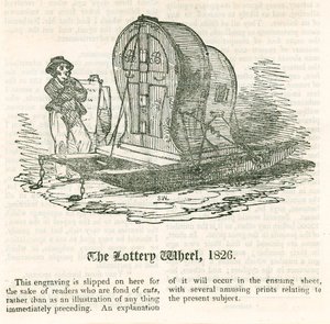 Die letzte Lotterie. Das Lotterierad, 1826