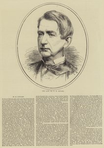 Der verstorbene Mr. W H Seward (Stich) von English School