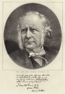 Der verstorbene Rev Thomas Guthrie