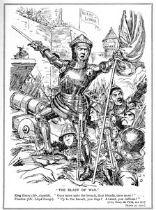 Die Liberalen, angeführt von Asquith und Lloyd George, greifen das House of Lords an, 1910