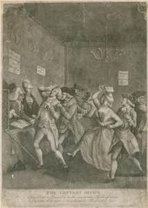 Das Lotteriebüro. 1777 von English School