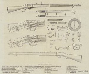 Das Martini-Henry-Gewehr (Gravur) von English School