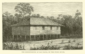 Das Missionshaus in São Paulo am Purus-Fluss von English School