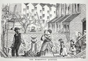 Die bedeutende Frage, Illustration aus Punch