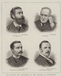 Die Antragsteller und Unterstützer der Adresse im Parlament von English School