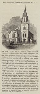 Die neue Kirche von St. Thomas, Charterhouse (Gravur)
