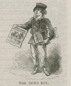 Der Zeitungsjunge von English School