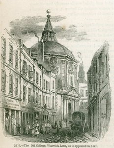 Das alte College of Physicians in Warwick Lane von English School