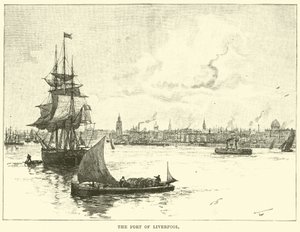 Der Hafen von Liverpool