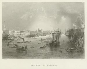 Der Hafen von London von English School