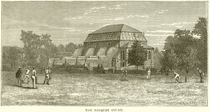 Der Racket Court von English School