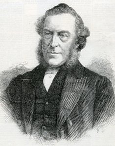 Der Reverend John Bedford, Präsident der Wesleyan Methodist Conference, 1867