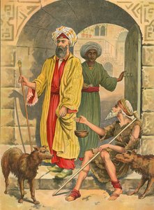Der reiche Mann und Lazarus von English School