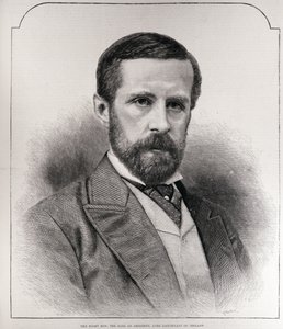 Der ehrenwerte Earl of Aberdeen, Lord Lieutenant of Ireland, graviert von R. Taylor, aus 
