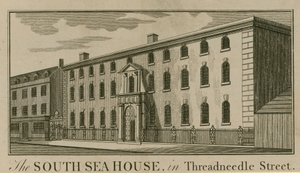 Das South Sea House in der Threadneedle Street, London