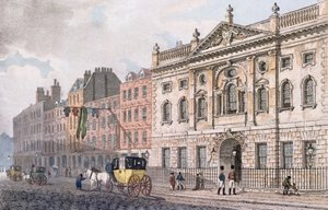 Die Südfront der Ironmongers Hall, aus 