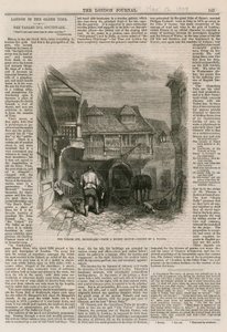 Das Tabard Inn, Southwark von English School