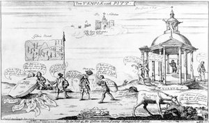 Der Tempel und Pitt, 1757