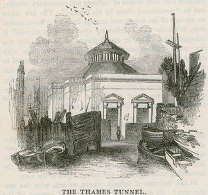 Der Thames-Tunnel von English School