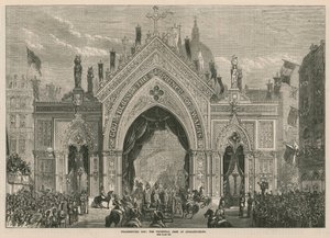 Der Danktag: Der Triumphbogen am Ludgate Hill von English School