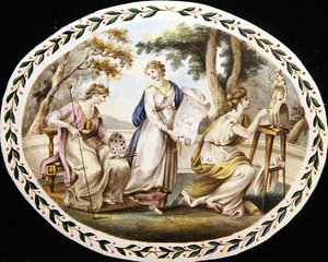 Die drei Musen der Künste, ca. 1790