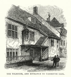 Das Tolhouse und der Eingang zum Gefängnis von Yarmouth von English School