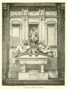 Das Grab von Lorenzo de Medici von English School