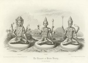 Die Trimurti oder hinduistische Dreifaltigkeit