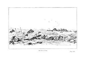 Der Schlepper bei Dal, aus The Campaign of the Cataracts von General William Francis Butler, veröffentlicht 1887 von English School