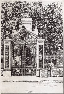 Der Wassereingang, Cremorne Gardens von English School