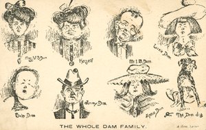 Die ganze verdammte Familie (Lithographie)