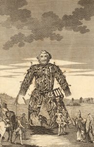 Der Weidenmann der Druiden, aus The Complete English Traveller, oder eine neue Umfrage und Beschreibung von England und Wales, veröffentlicht 1771