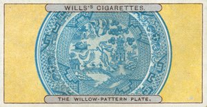 Der Weidenmuster-Teller von English School