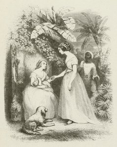 Die Ankunft von Madame De La Tour (Stich)