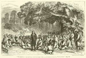 "Die Versammlungen fanden manchmal im Wald statt, wenn Menschenmengen kamen, um das Wort Gottes zu hören" von English School