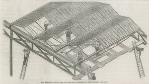 Das Gebäude im Hyde Park, London, für die Große Ausstellung von 1851