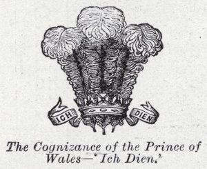 Das Erkennungszeichen des Prinzen von Wales, 