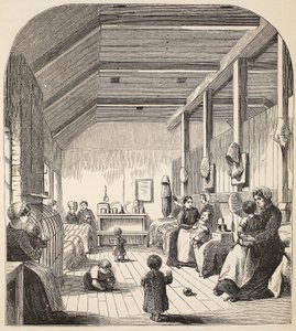 Die Gefängnis-Kinderkrippe im Brixton-Gefängnis, Illustration aus The Criminal Prisons of London and Scenes from Prison Life von Henry Mayhew und John Binny, veröffentlicht 1862