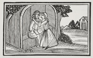 Der Tod von Guy, Illustration aus Chap-books des achtzehnten Jahrhunderts von John Ashton, veröffentlicht 1882 von English School