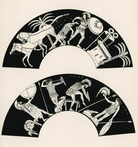 Der Tod des Troilos (Gravur) von English School